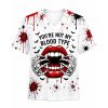 2026 You're Not My Blood Type Bloodstain Shirt (1)