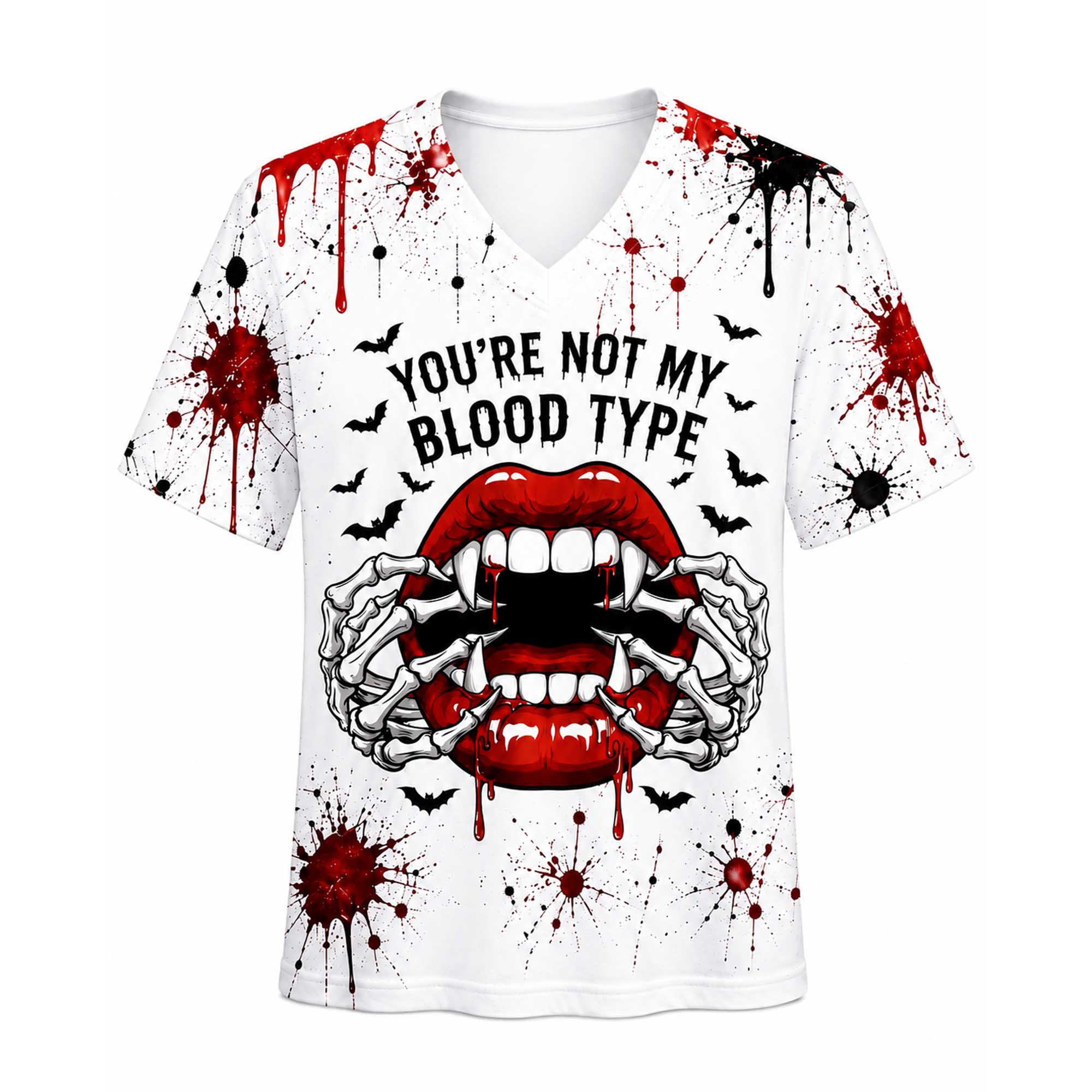 2026 You're Not My Blood Type Bloodstain Shirt 1 2026 You're Not My Blood Type Bloodstain Shirt (1)