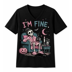 2026 Halloween I'm Fine Shirt (1)