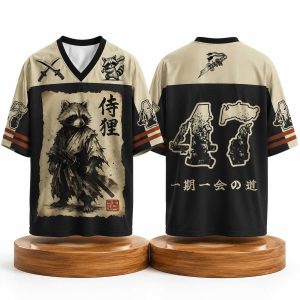 Raccoon Samurai Mesh Jersey (2)