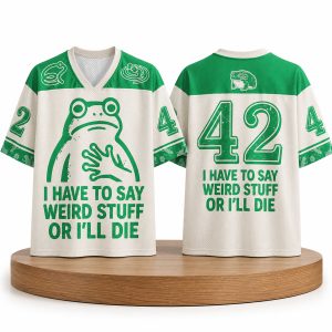 I Have To Say Weird Stuff Or I'll Die Mesh Jersey (2)