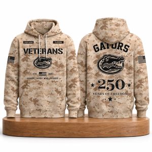 Gators Veterans Day 250 Years Of Freedom 1776 2026 Hoodie (1)