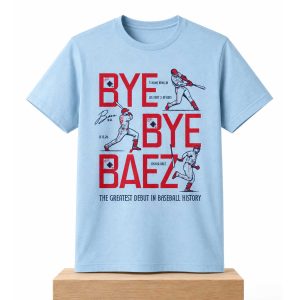 Bye Bye Báez The Greatest Debut In Baseball History Shirt (2)
