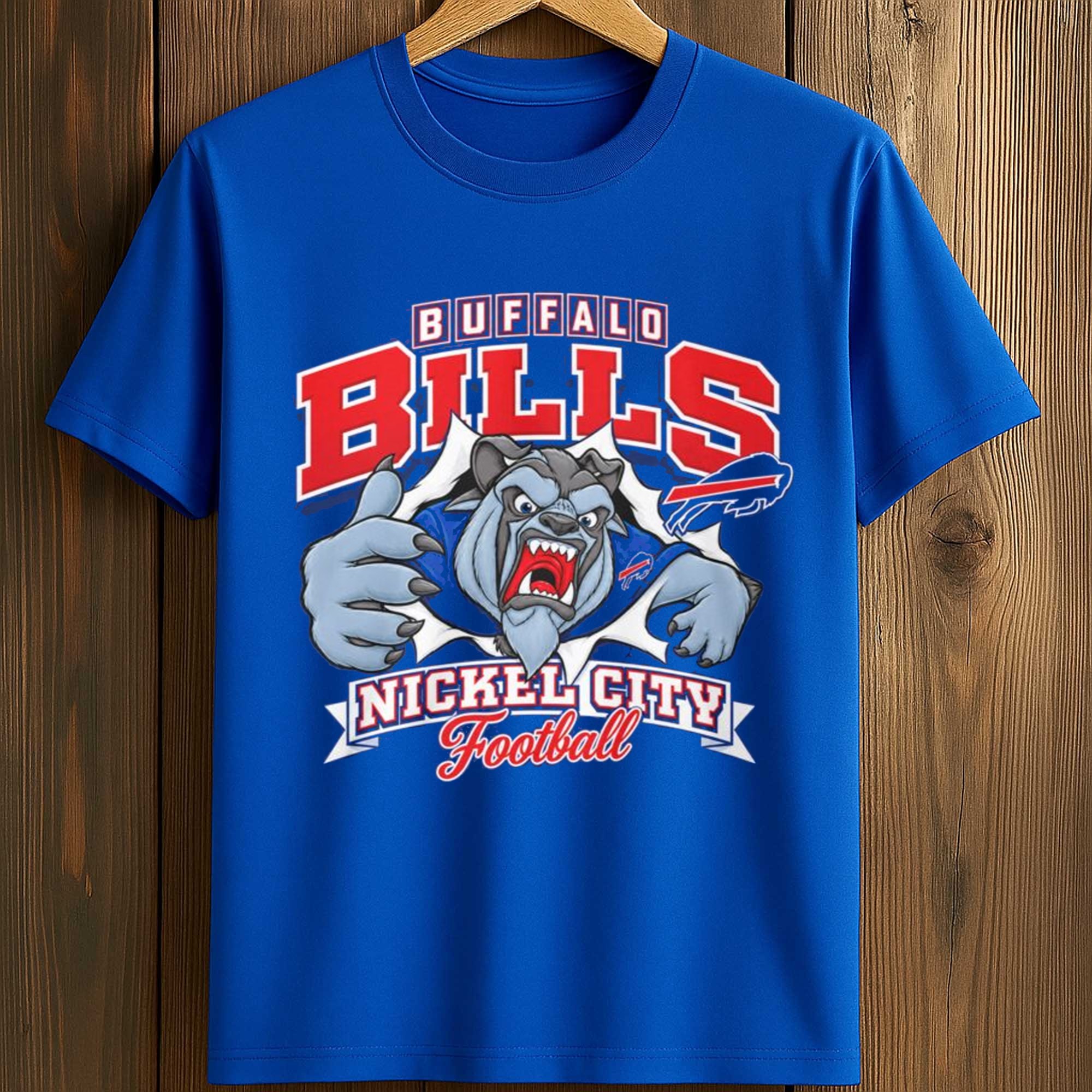 Bufalo Bills Royal Beast Nickel City Football Shirt 1 Bufalo Bills Royal Beast Nickel City Football Shirt (2)