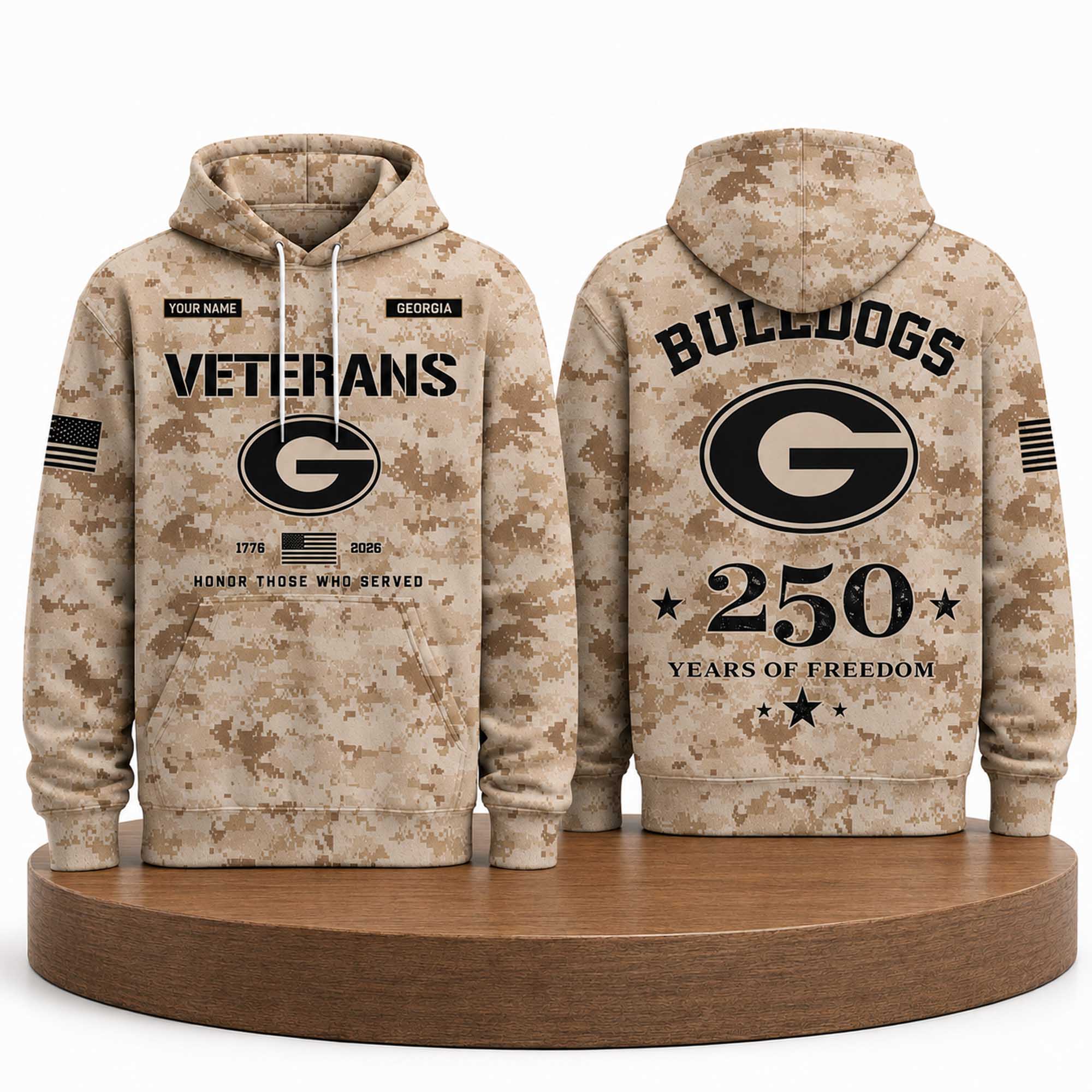 Bulldogs Veterans Day 250 Years Of Freedom 1776 2026 Hoodie (1) Bulldogs Veterans Day 250 Years Of Freedom 1776 2026 Hoodie (1)