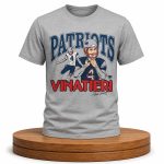 Drake Maye And AJ Brown Patriots Adam Vinatieri Shirt