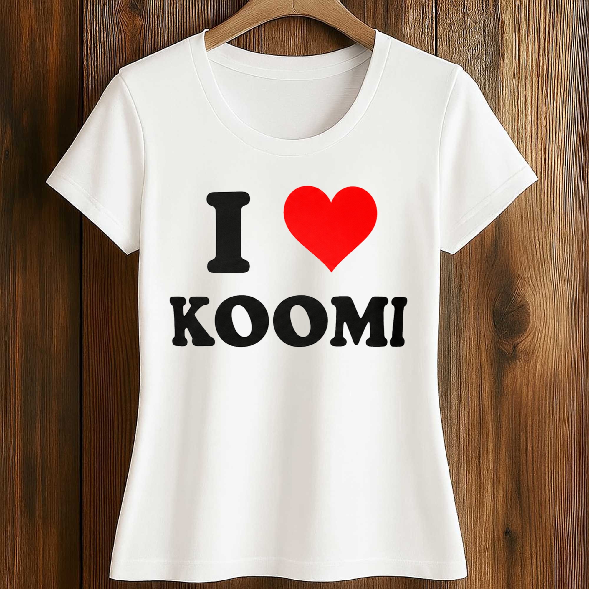 I Love Koomi Shirt 2 I Love Koomi Shirt (2)