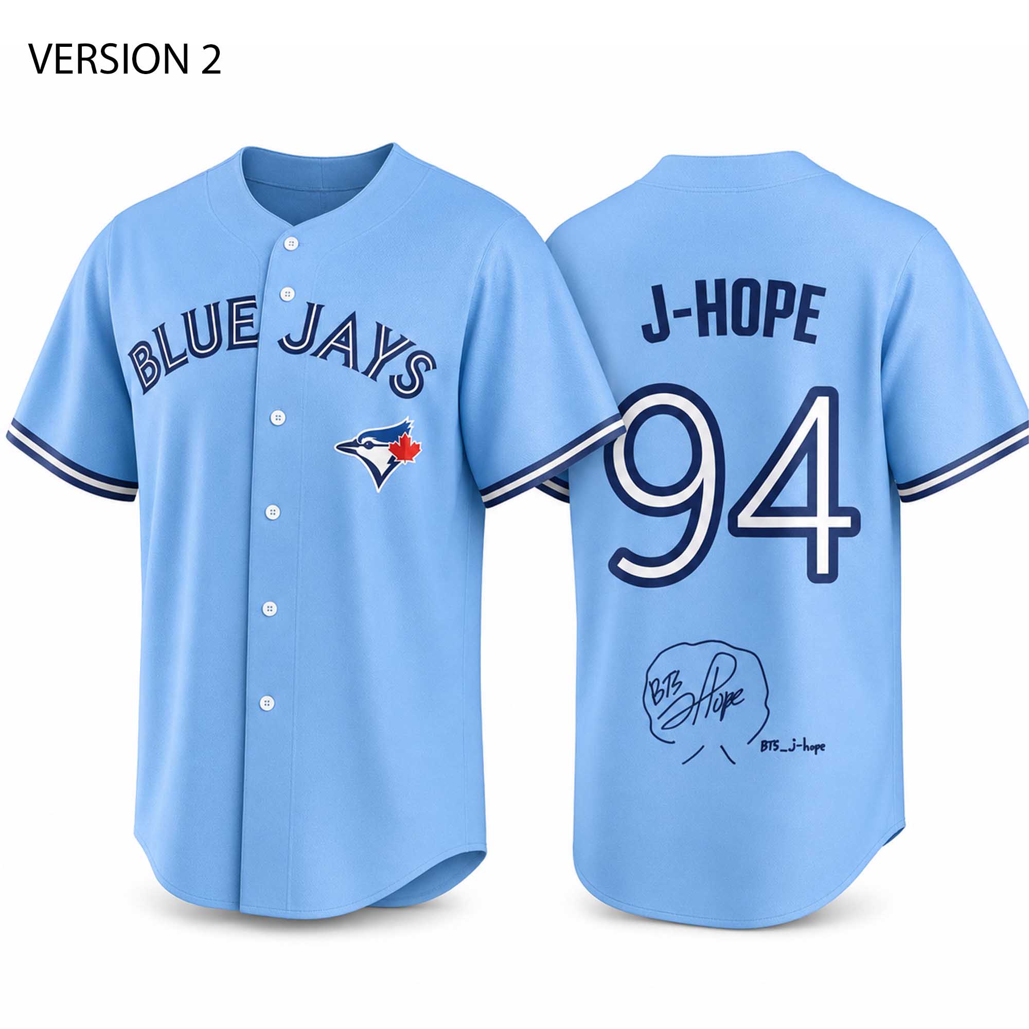 J-Hope Blue Jays BTS World Tour Rogers Stadium Night 2026 Jersey 2 J Hope Blue Jays BTS World Tour Rogers Stadium Night 2026 Jersey (2)