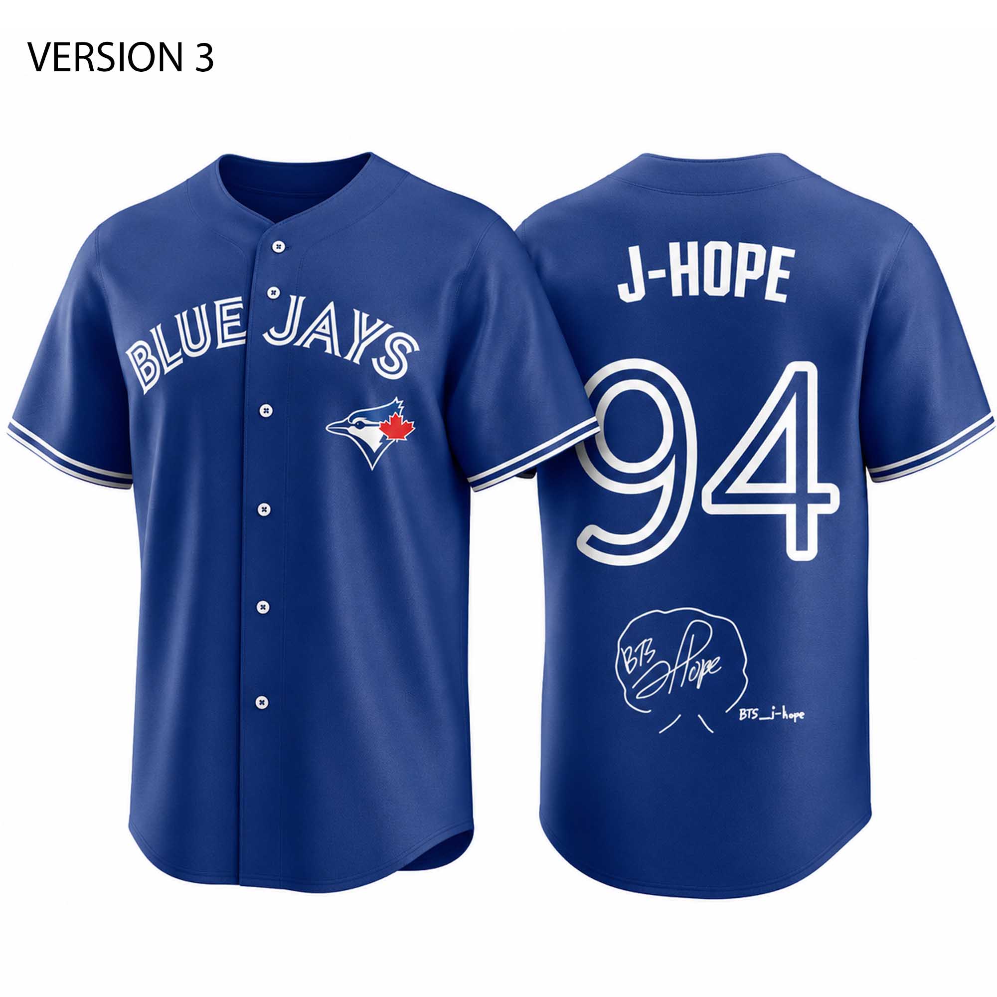 J-Hope Blue Jays BTS World Tour Rogers Stadium Night 2026 Jersey 3 J Hope Blue Jays BTS World Tour Rogers Stadium Night 2026 Jersey (3)