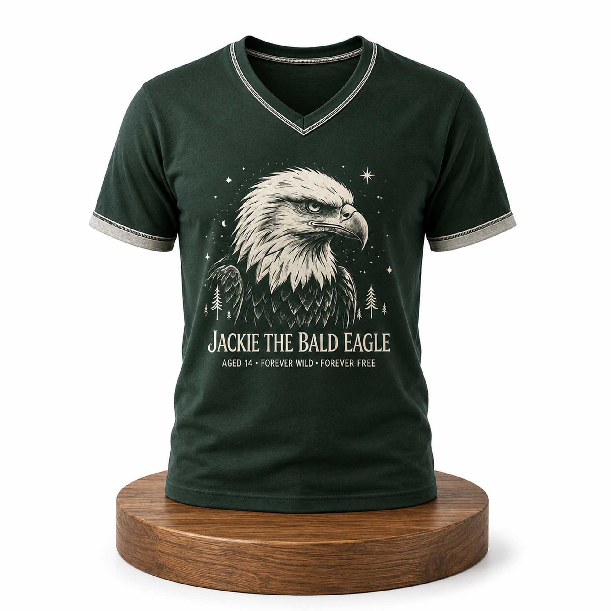 Jackie The Bald Eagle Aged 14 Forever Wild Forever Free Shirt 1 Jackie The Bald Eagle Aged 14 Forever Wild Forever Free Shirt (1)
