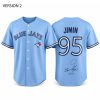 Jimin Blue Jays BTS World Tour Rogers Stadium Night 2026 Jersey 5 Jimin Blue Jays BTS World Tour Rogers Stadium Night 2026 Jersey (3)