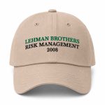 Lehman Brothers Risk Management 2008 Hat