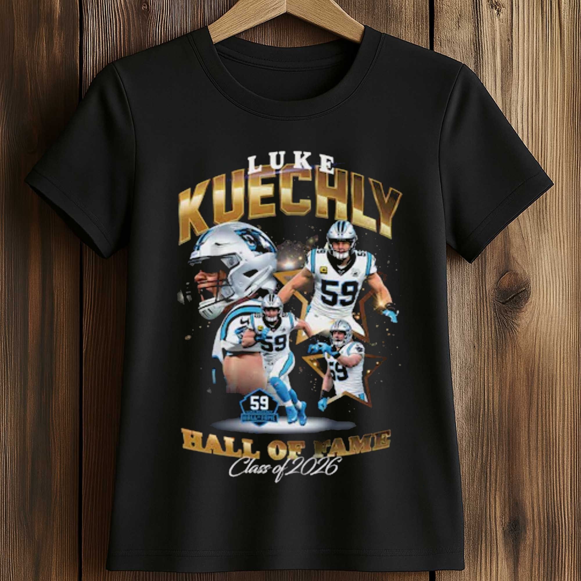 Luke Kuechly Hall of Fame Class of 2026 Shirt 2 Luke Kuechly Hall of Fame Class of 2026 Shirt (2)