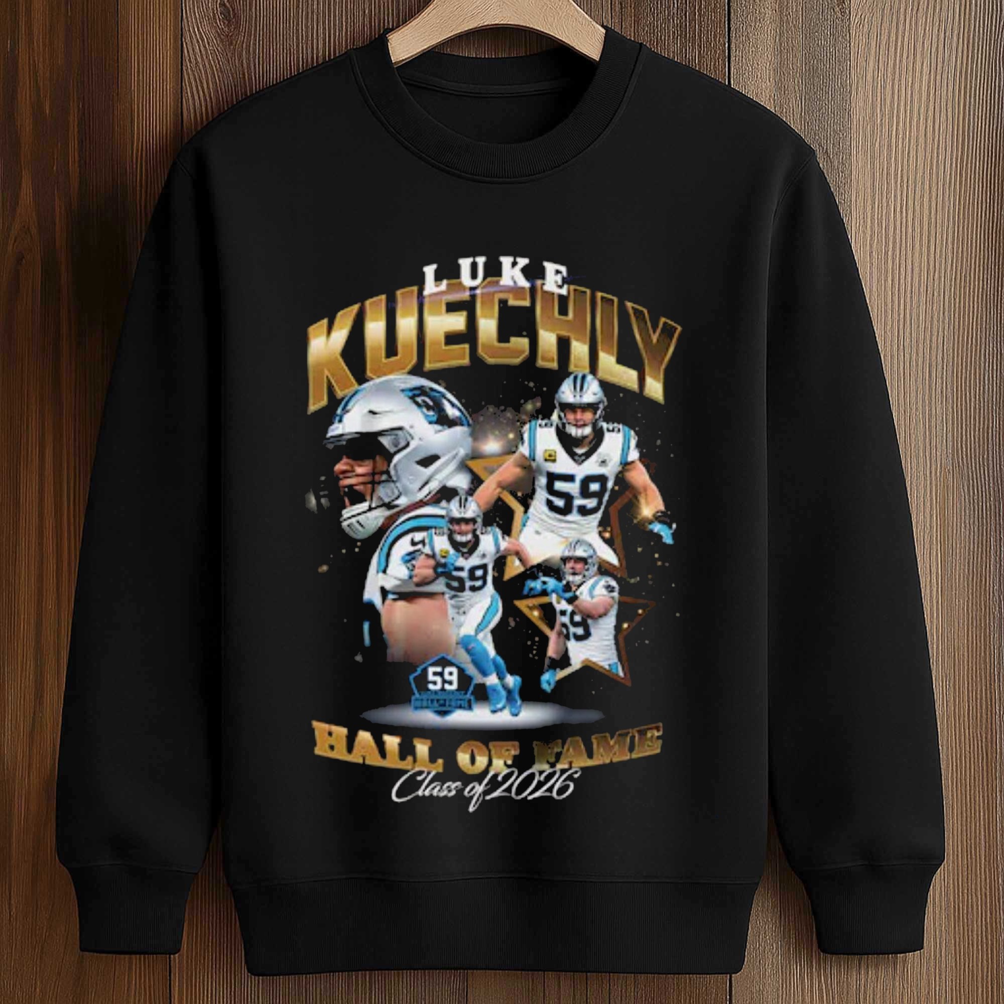 Luke Kuechly Hall of Fame Class of 2026 Shirt 3 Luke Kuechly Hall of Fame Class of 2026 Shirt (3)