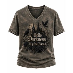 2026 Halloween Hello Darkness My Old Friend Shirt (2)
