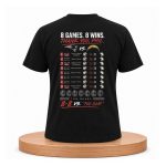 Patriots vs Chargers 8 Games 8 Wins Thank You Phil Shirt