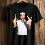 Roger Federer Smoking A Cigarette Middle Finger Shirt