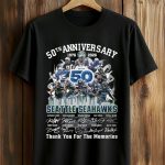 Seahawks 50th  Anniversary 1976-2026 Thank You For The Memories Shirt
