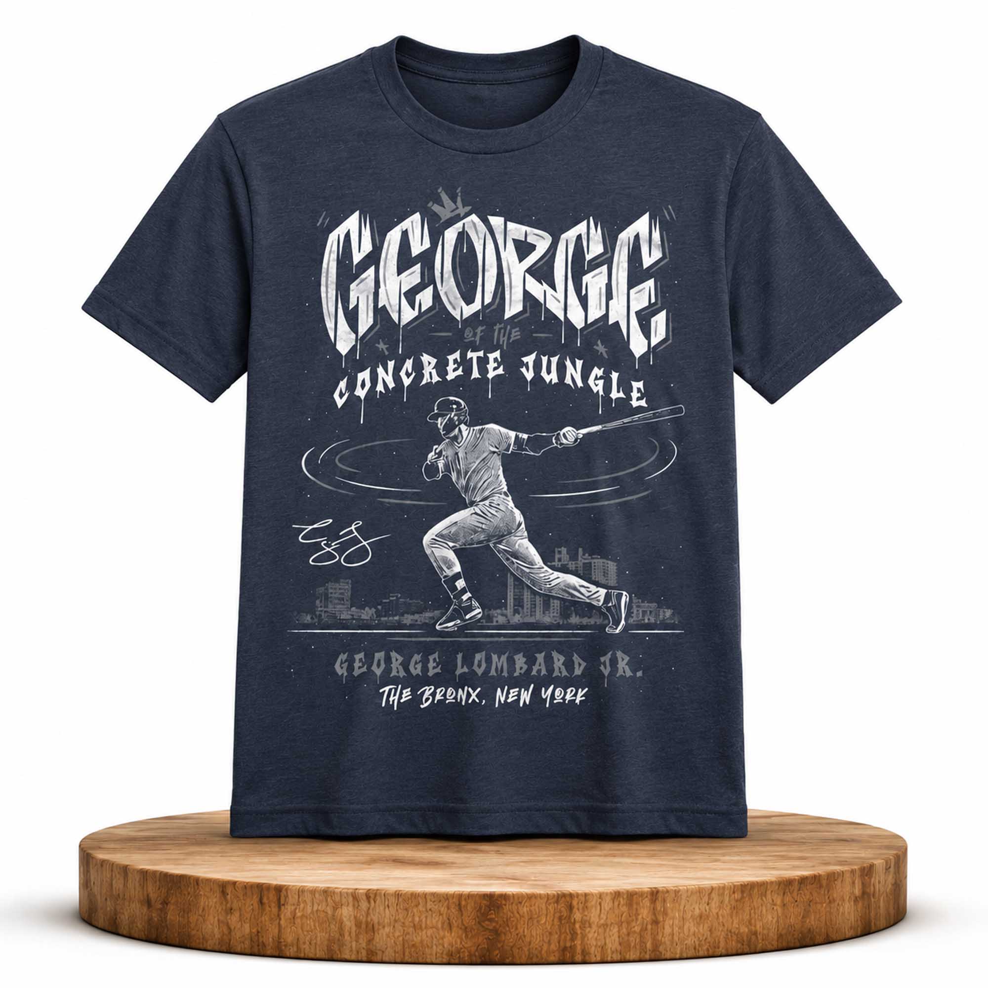 Spencer Jones George Of The Concrete Jungle George Lombard Jr The Bronx NY Shirt 1 Spencer Jones George Of The Concrete Jungle George Lombard Jr The Bronx NY Shirt (2)