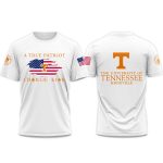 The University Of Tennessee Knoxville A True Patriot Charlie Kirk 2025 T-Shirt