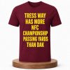Tress Way Has More NFC Championship Passing Yards Than Dak Shirt (2)