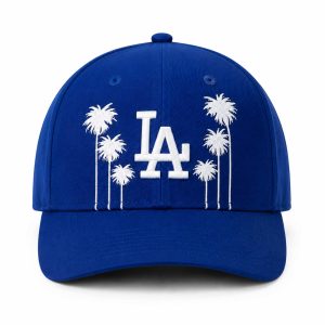 LA Dodgers Palm Trees Stadium Vin Scully Avenue Hat (1)