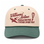 Williams Airlines Parachutes Under Every Seat Hat