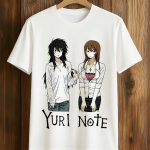 Yuri Note Death Note Parody Anime L And Light Genderbend Shirt