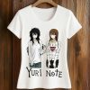 Yuri Note Death Note Parody Anime L And Light Genderbend Shirt 5 Yuri Note Death Note Parody Anime L And Light Genderbend Shirt (2)