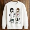 Yuri Note Death Note Parody Anime L And Light Genderbend Shirt 6 Yuri Note Death Note Parody Anime L And Light Genderbend Shirt (3)