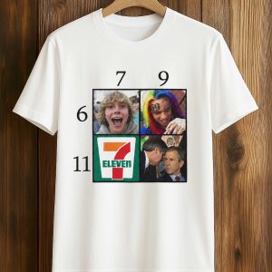 67911 6ix9ine 7 Eleven George W Bush Shirt (1)