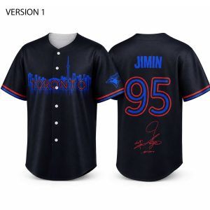 Jimin Blue Jays BTS World Tour Rogers Stadium Night 2026 Jersey (4)