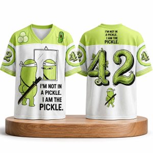 I'm Not In A Pickle I Am The Pickle Mesh Jersey (2)