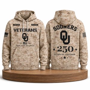 Sooners Veterans Day 250 Years Of Freedom 1776 2026 Hoodie (1)