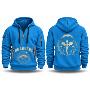Chargers Fourth Wings Night 2026 Quarter Zip Hoodie (2)