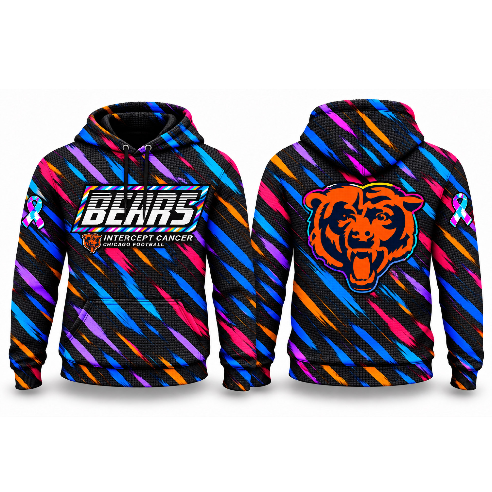 2026 Bears Crucial Catch Waffle Hoodie 2026 Bears Crucial Catch Waffle Hoodie