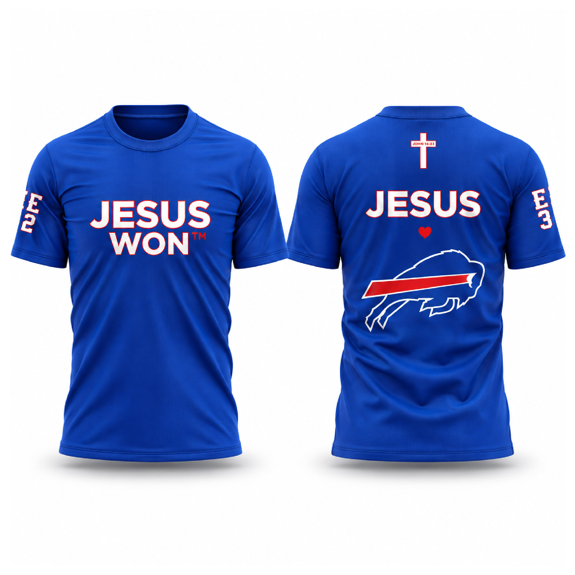 2026 Bills Jesus Won T Shirt 2026 Bills Jesus Won T Shirt