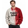 2026 Blood Problem Solved Halloween Printed Waffle Sweatshirt 5 2026 Blood Problem Solved Halloween Printed Waffle Sweatshirt (2)