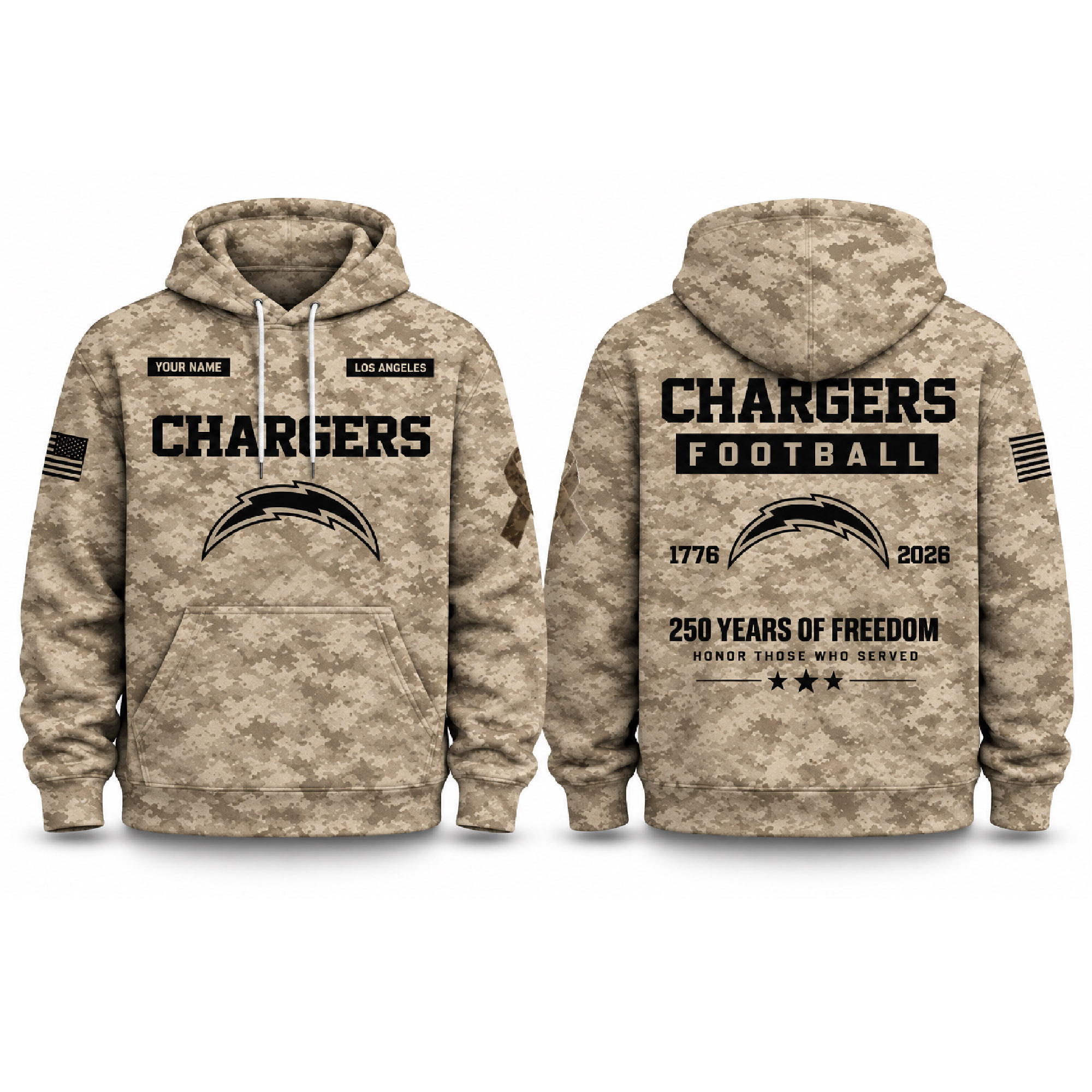 2026 Chargers Veterans Day Hoodie 1 2026 Chargers Veterans Day Hoodie 1