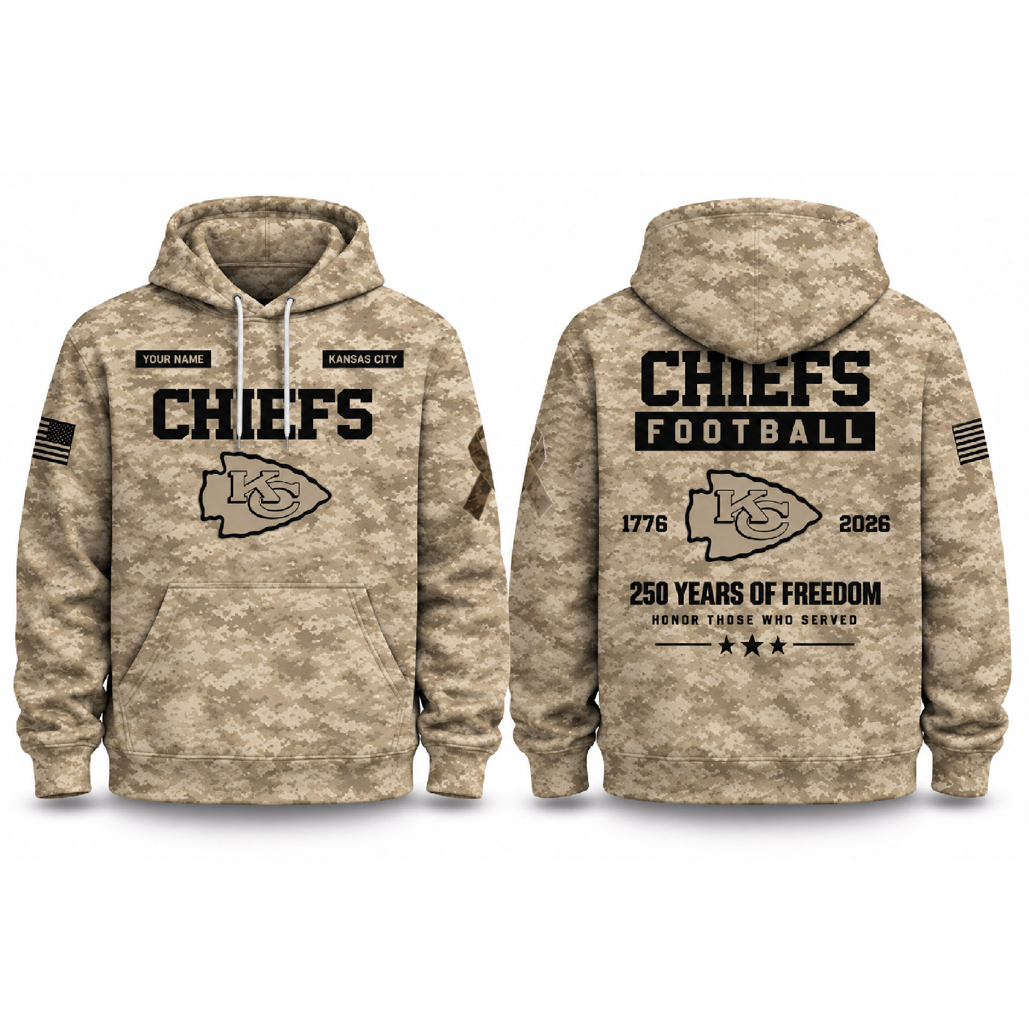 2026 Chiefs Veterans Day Hoodie 2026 Chiefs Veterans Day Hoodie