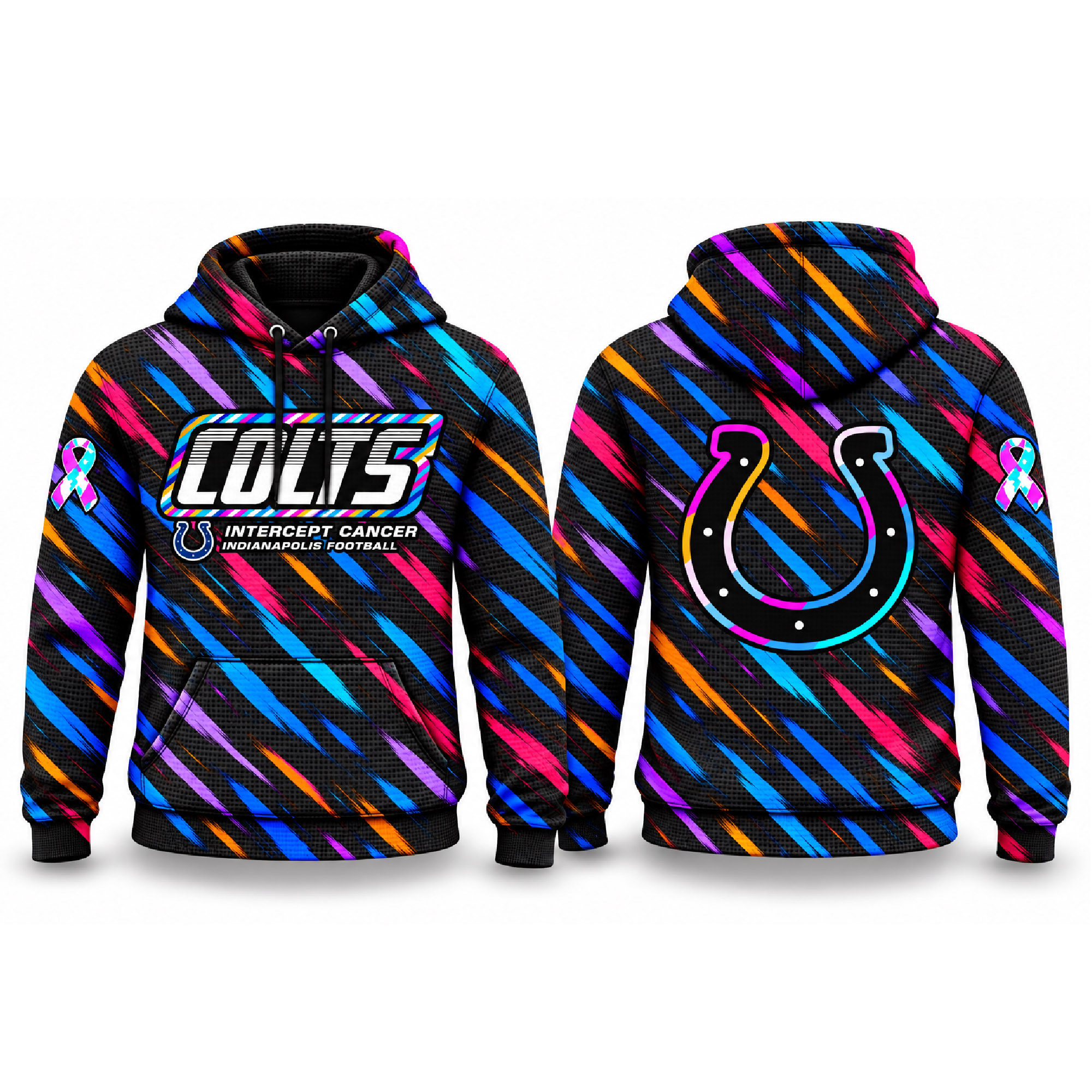 2026 Colts Crucial Catch Waffle Hoodie 2026 Colts Crucial Catch Waffle Hoodie