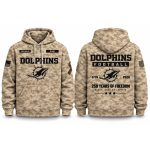 2026 Dolphins Veterans Day Hoodie