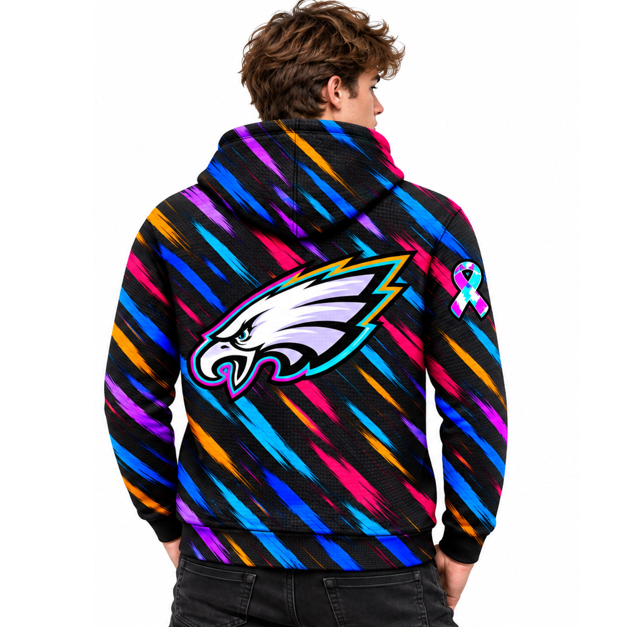 2026 Eagles Crucial Catch Waffle Hoodie 3 2026 Eagles Crucial Catch Waffle Hoodie 3