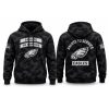 2026 Eagles Salute to Service Tonal Black Camo Hoodie 1