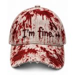 2026 Halloween I'm Fine Blood Hat