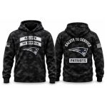 2026 Patriots Salute to Service Tonal Black Camo Hoodie