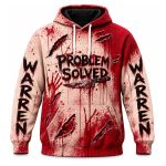 2026 Problem Solved Blood Custom Hoodie