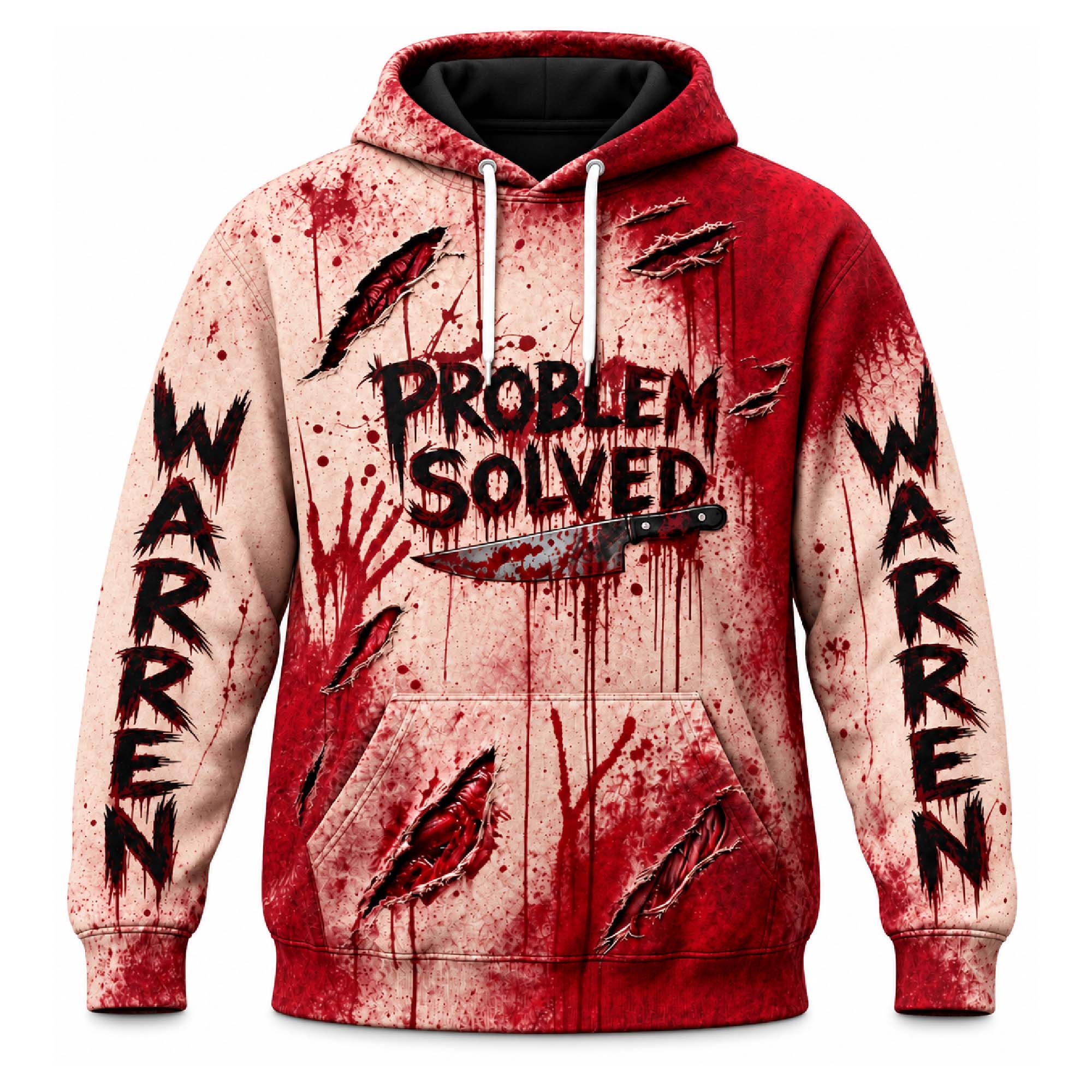 2026 Problem Solved Blood Custom Hoodie 2026 Problem Solved Blood Custom Hoodie