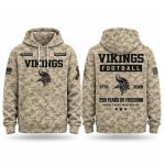 2026 Vikings Veterans Day Hoodie