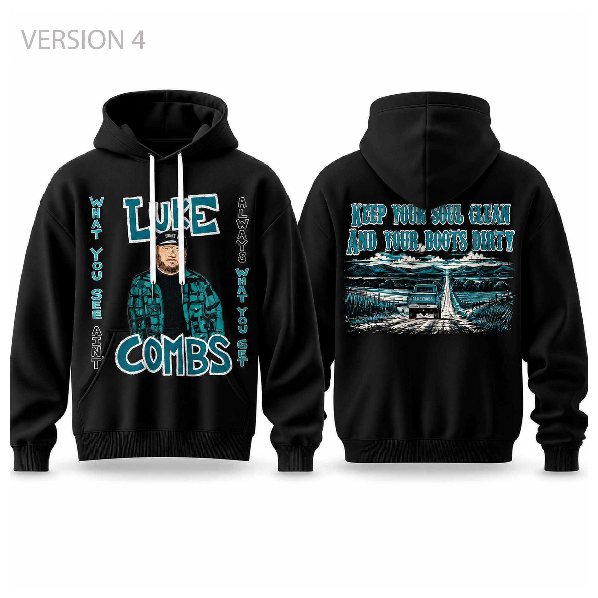 2027 Luke Combs My Kinda Saturday Night Tour Hoodie 4 2027 Luke Combs My Kinda Saturday Night Tour Hoodie (4)